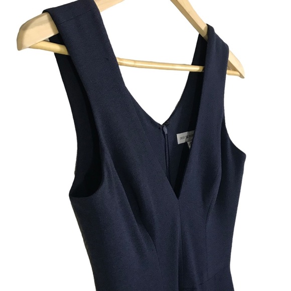 Dress the Population Women's Sandra Plunging Neckline Solid Slit Dress Size XS - Picture 5 of 11